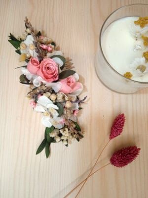 Peina de flor variada